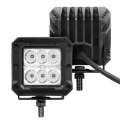 Picture of Go Rhino Xplor Bright Series Cube LED Spot Light Kit Surface-Threaded Stud Mount 3x3 - Blk Pair