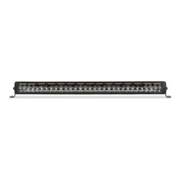 Picture of Go Rhino Xplor Blackout Combo Series Dbl Row LED Light Bar w-Amber Side-Track Mount 32in- - Blk