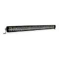 Picture of Go Rhino Xplor Blackout Combo Series Dbl Row LED Light Bar w-Amber Side-Track Mount 32in- - Blk