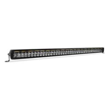 Picture of Go Rhino Xplor Blackout Combo Series Dbl Row LED Light Bar w-Amber Side-Track Mount 40in- - Blk