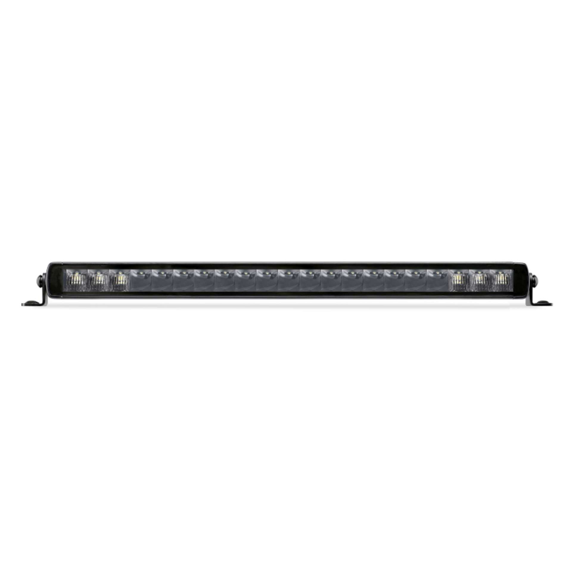 Picture of Go Rhino Xplor Blackout Series Sgl Row LED Light Bar Surface-Threaded Stud Mount 20-5in- - Blk