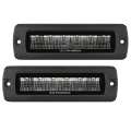 Picture of Go Rhino Xplor Blackout Series Sixline LED Flood Light Kit Flush Mount - Blk Pair