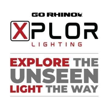 Picture of Go Rhino Xplor Bright Series Sgl Row LED Light Bar Side-Track Mount 51in- - Blk