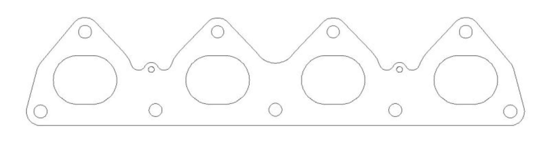 Picture of Cometic Honda All H22S 92-01 -030 inch MLS Exhaust Manifold Gasket 1-770 inch X 1-380 inch Port