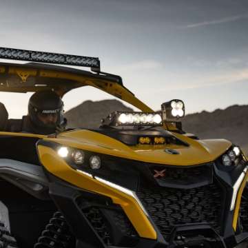 Picture of Baja Designs Can-Am Maverick R Clear 10in OnX6+ Shock Tower Kit