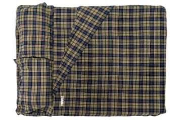 Picture of Thule Flannel Bedding Sheets For Thule Basin - Blue-Green Plaid