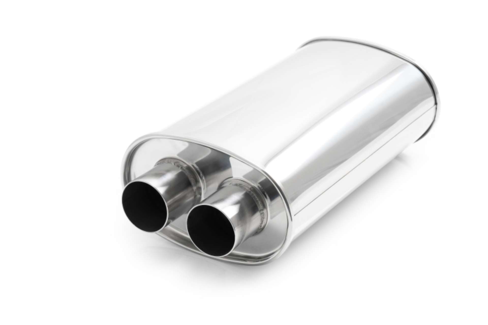 Picture of Vibrant Universal Streetpower 2-5in Stainless Steel Dual In-Out Oval Muffler