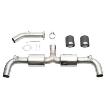 Picture of Injen 19-22 Hyundai Veloster N L4 2-0L Turbo Performance SS Axle Back Exhaust System - Carbon Tips