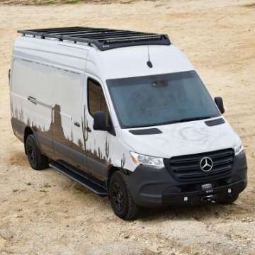 Picture of Westin 19-23 Mercedes-Benz Sprinter 144in WB Mesa Roof Rack - Textured Black