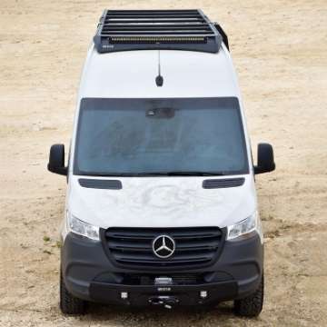 Picture of Westin 19-23 Mercedes-Benz Sprinter 144in WB Mesa Roof Rack - Textured Black