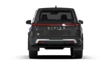 Picture of Rally Armor 22-24 Rivian R1S Black UR Mud Flap w-Metallic Black Logo