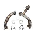 Picture of Wehrli 11-16 Duramax LML Stainless 2in Up Pipe Kit w- Gaskets