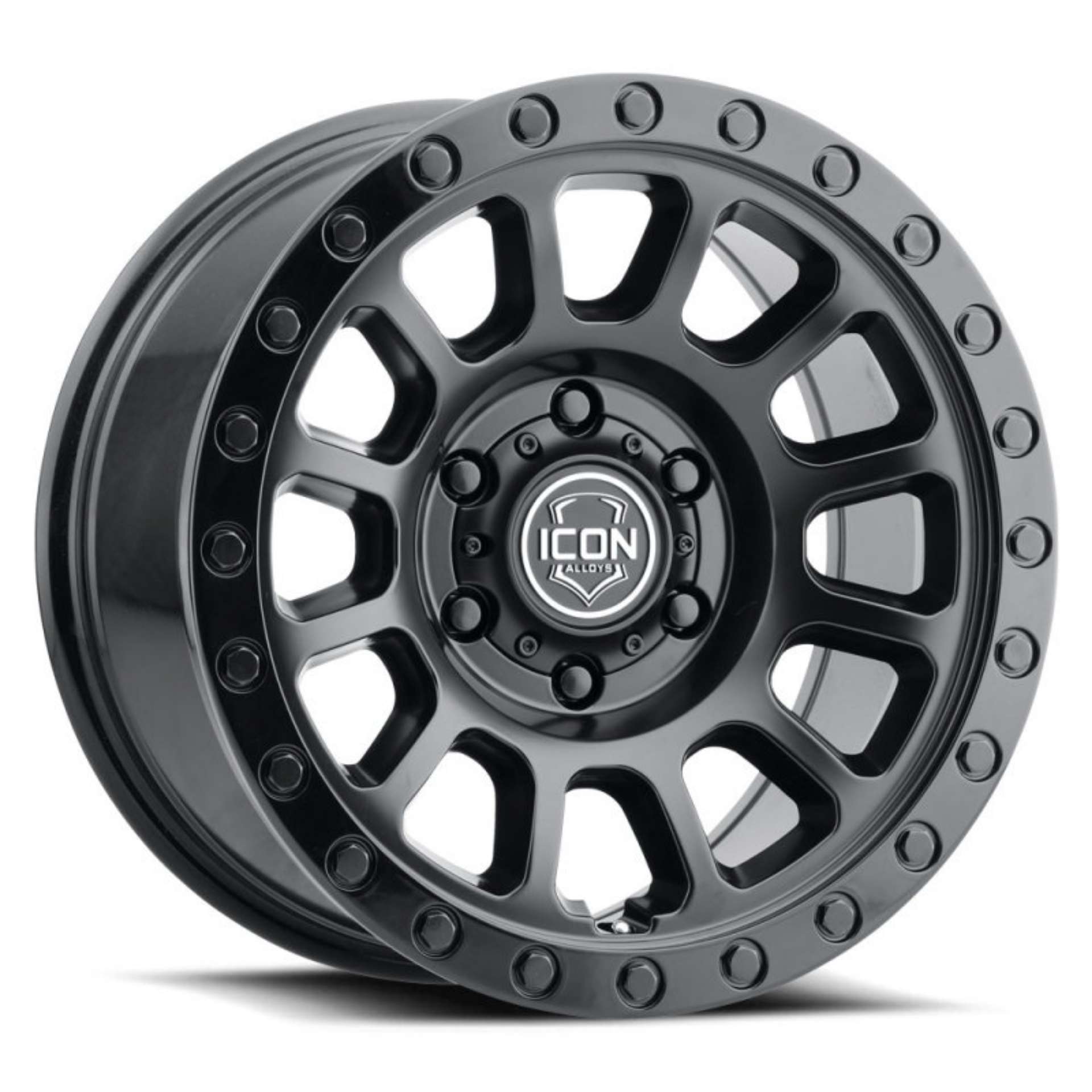 Picture of ICON Hulse 17 X 8-5 5 X 5 6mm Offset 4-5in BS Double Black