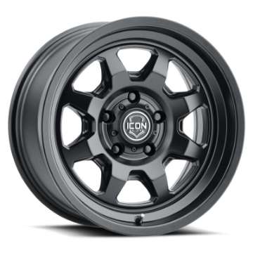 Picture of ICON Nuevo 17 X 8-5 5 X 5 6mm Offset 4-5in BS Satin Black