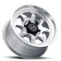 Picture of ICON Nuevo 17 X 8-5 5 X 5 6mm Offset 4-5in BS Silver Machined