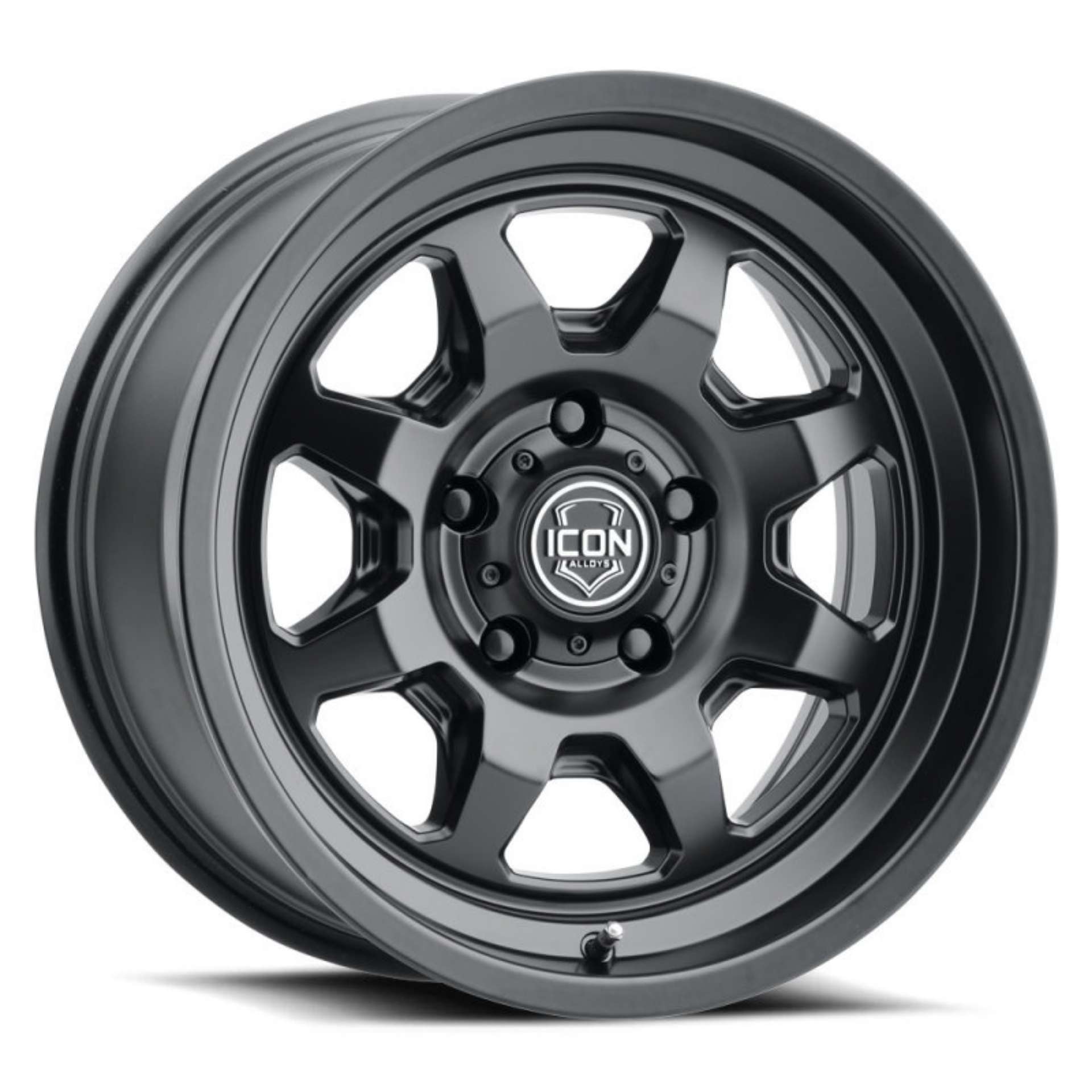 Picture of ICON Nuevo 17 X 8-5 6 X 135 6mm Offset 5in BS Satin Black