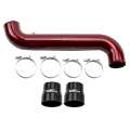 Picture of Wehrli 11-16 Duramax LML Passenger Side 3-5 in- Intercooler Pipe - Illusion Purple