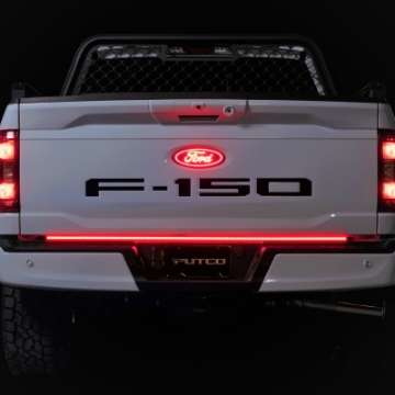 Picture of Putco 19-24 Ford Ranger 48In Direct Fit Blade Kit Equipped Tailgate Bars w- Halogen Taillamps