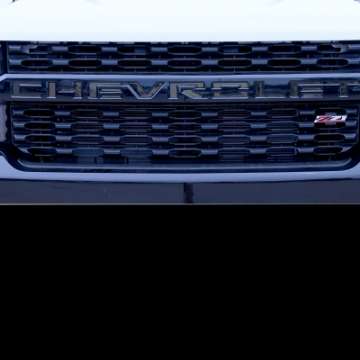 Picture of Putco 23-24 Chevrolet Colorado - Grille Letters - Black Platinum Chevrolet Letters