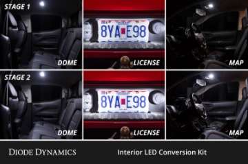 Picture of Diode Dynamics 04-12 Chevrolet Colorado Interior LED Kit Cool White Stage 1