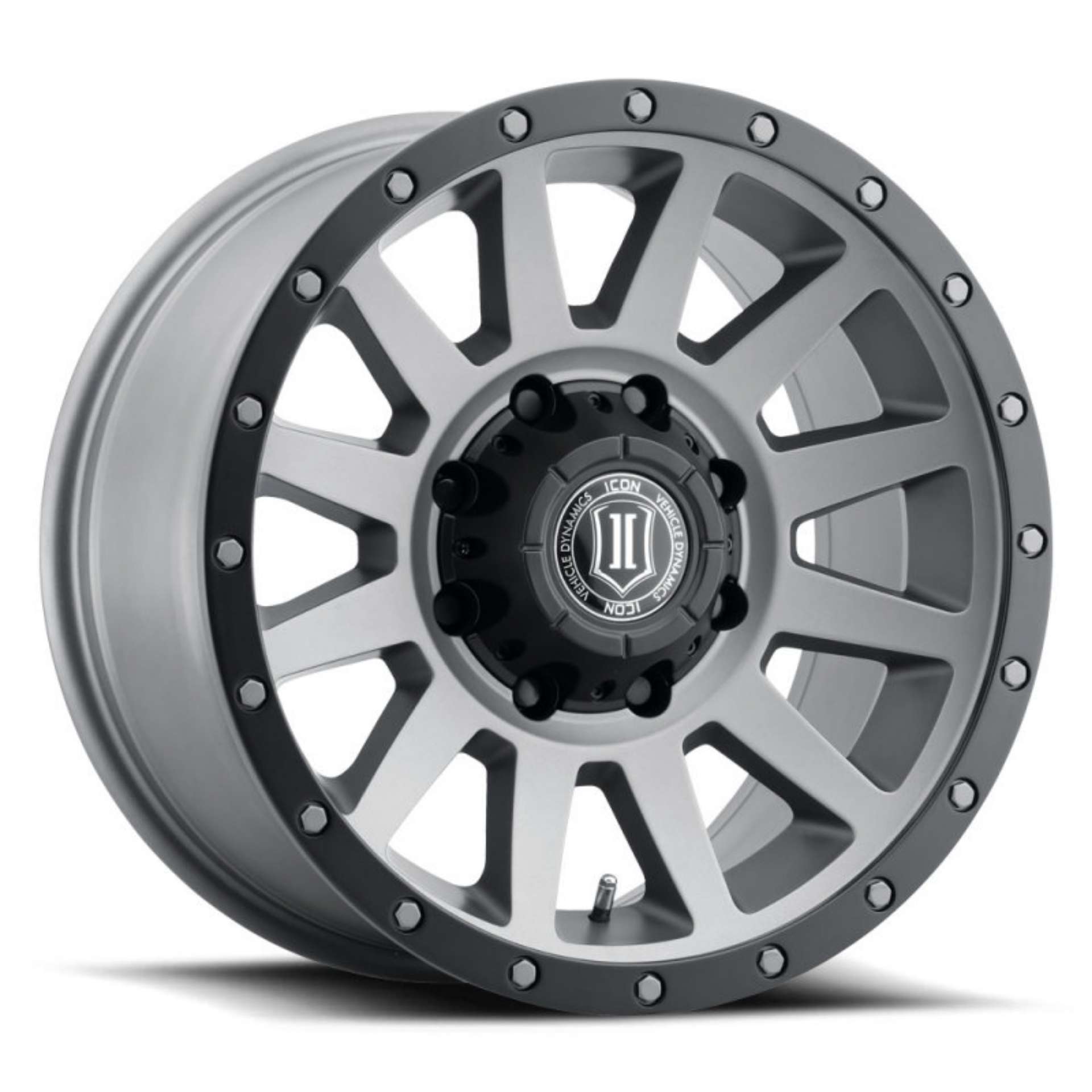 Picture of ICON Compression HD 18x9 8x6-5 12mm Offset 5-5in BS Titanium Wheel