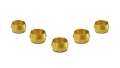 Picture of Vibrant 5-8in Brass Olive Hardline Tubing Inserts 2 Pack