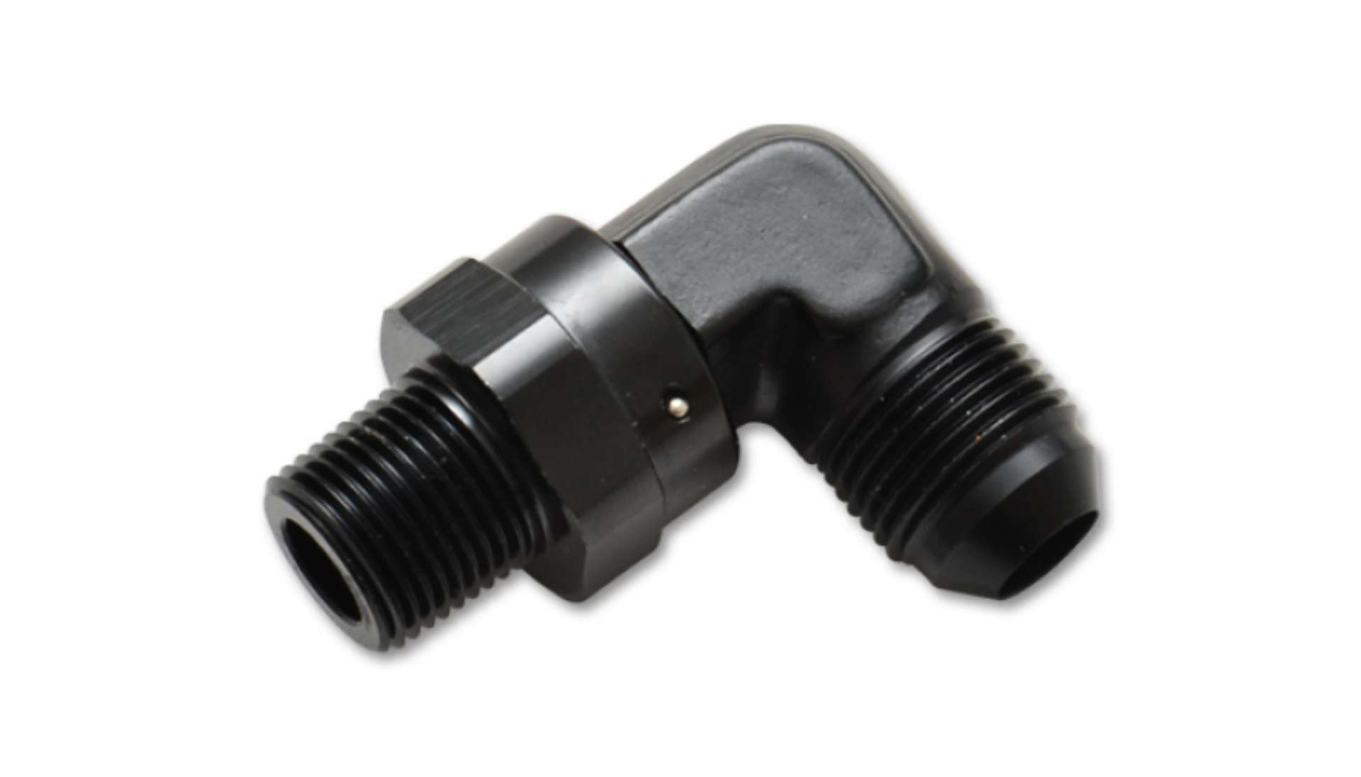 Picture of Vibrant Male AN to Male NPT 90 Degree Swivel Adapter -6 AN to 1-2in NPT