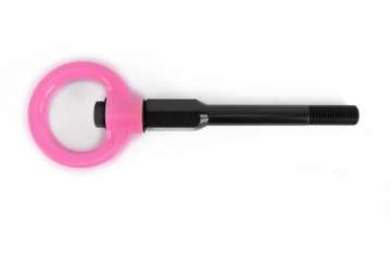 Picture of Perrin 02-07 Subaru WRX-STI Tow Hook Kit Front - Hyper Pink