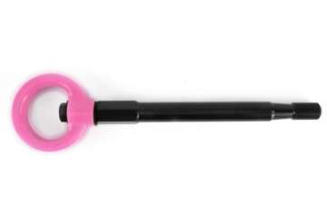 Picture of Perrin 08-14 Subaru WRX-STI Tow Hook Kit Front - Hyper Pink