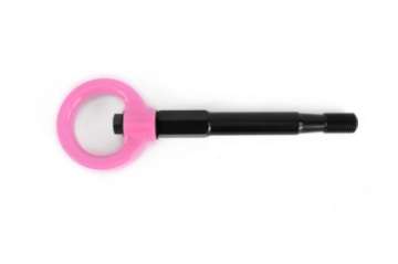 Picture of Perrin 15-19 Subaru WRX-STI Tow Hook Kit Rear - Hyper Pink