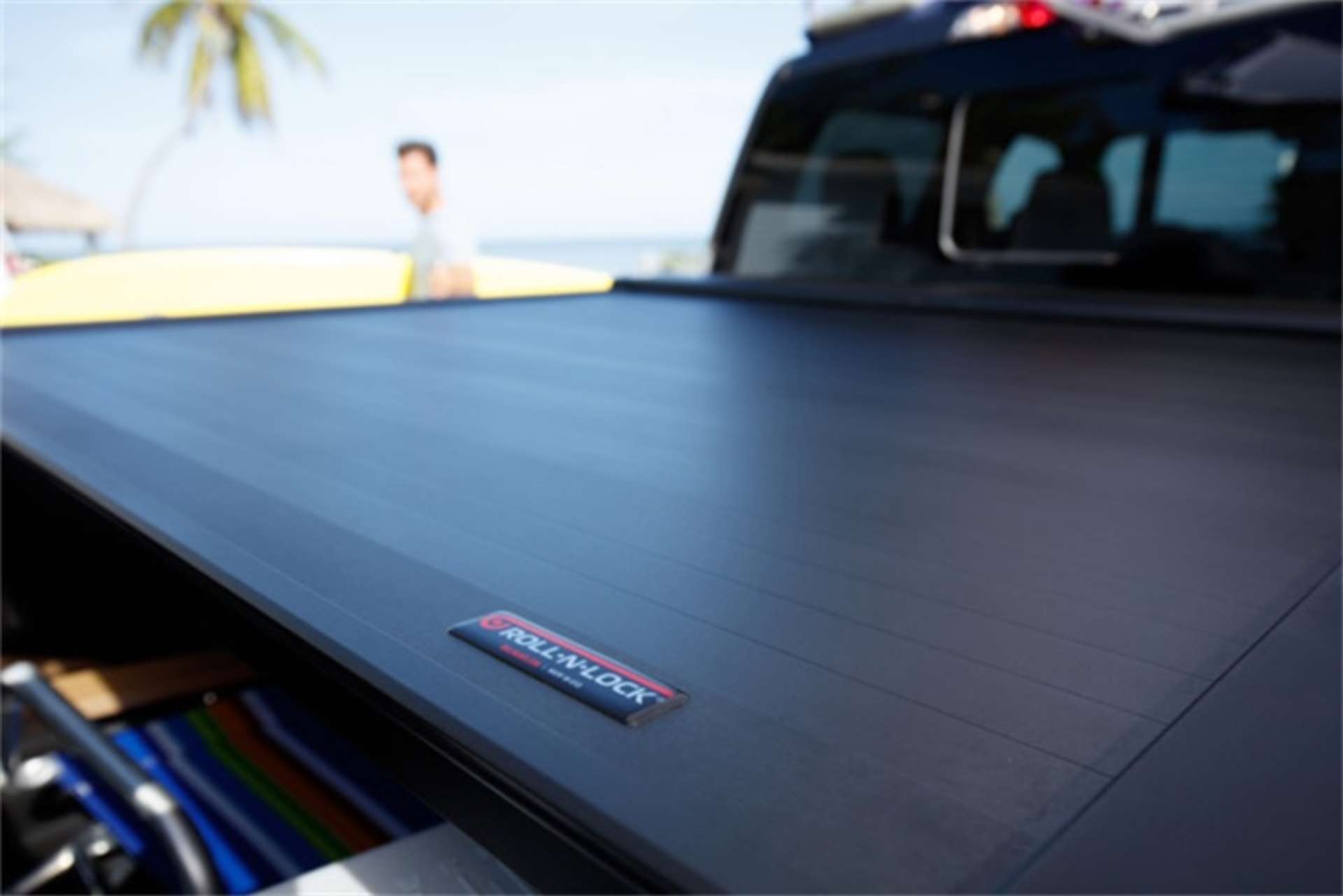 Picture of Roll-N-Lock 2022 Toyota Tundra 5ft 7in Bed w-o Storage Boxes E-Series Retractable Tonneau Cover