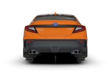 Picture of Rally Armor 22-24 Subaru WRX Black UR Mud Flap w-Orange Logo