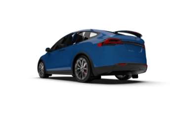 Picture of Rally Armor 22-24 Tesla Model X Black UR Mud Flap w-Blue Logo