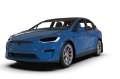 Picture of Rally Armor 22-24 Tesla Model X Black UR Mud Flap w-Blue Logo