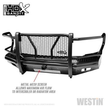 Picture of Westin 10-18 RAM 2500-3500 HDX Bandit Front Bumper - Black