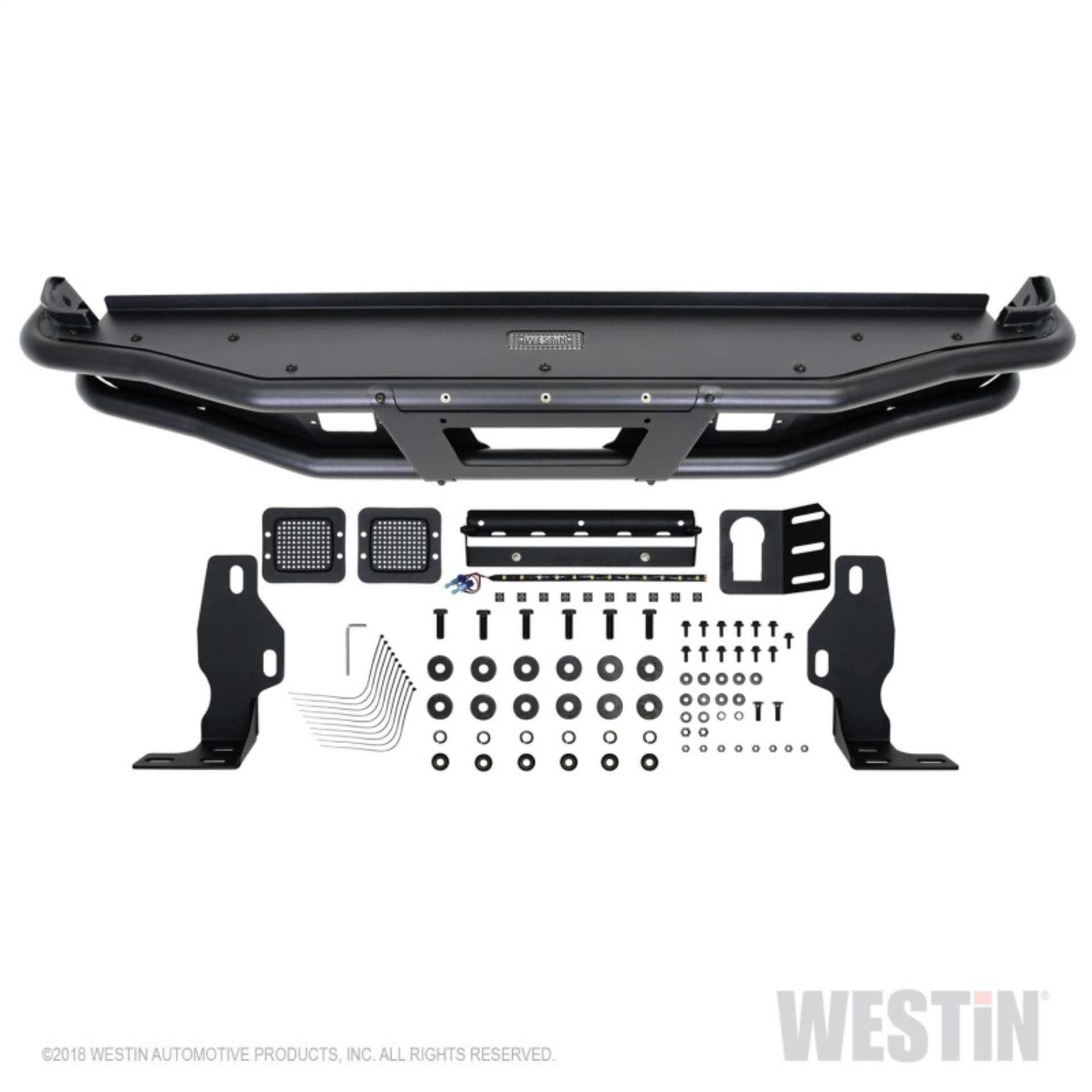 Picture of Westin 15-22 Chevrolet Colorado Outlaw Rear Bumper - Textured Black