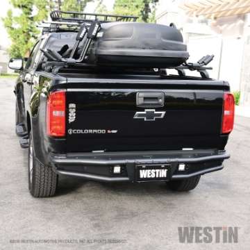 Picture of Westin 15-22 Chevrolet Colorado Outlaw Rear Bumper - Textured Black