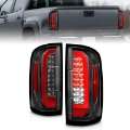 Picture of ANZO 15-21 Chevrolet Colorado Full LED Tail Lights w- Red Lightbar Black Housing Clear Lens