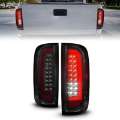 Picture of ANZO 15-21 Chevrolet Colorado Full LED Tail Lights w- Red Lightbar Black Housing Smoke Lens