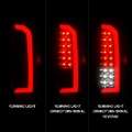 Picture of ANZO 15-21 GMC Canyon Full LED Tail Lights w- Red Lightbar Black Housing Smoke Lens