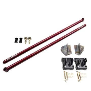 Picture of Wehrli 2011-2022 Ford Power Stroke RCLB-CCSB-SCSB 60in Traction Bar KIT WCFab Red