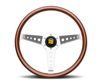 Picture of Momo California Wood Steering Wheel 360 mm - Mahogany Wood-Pol Spokes