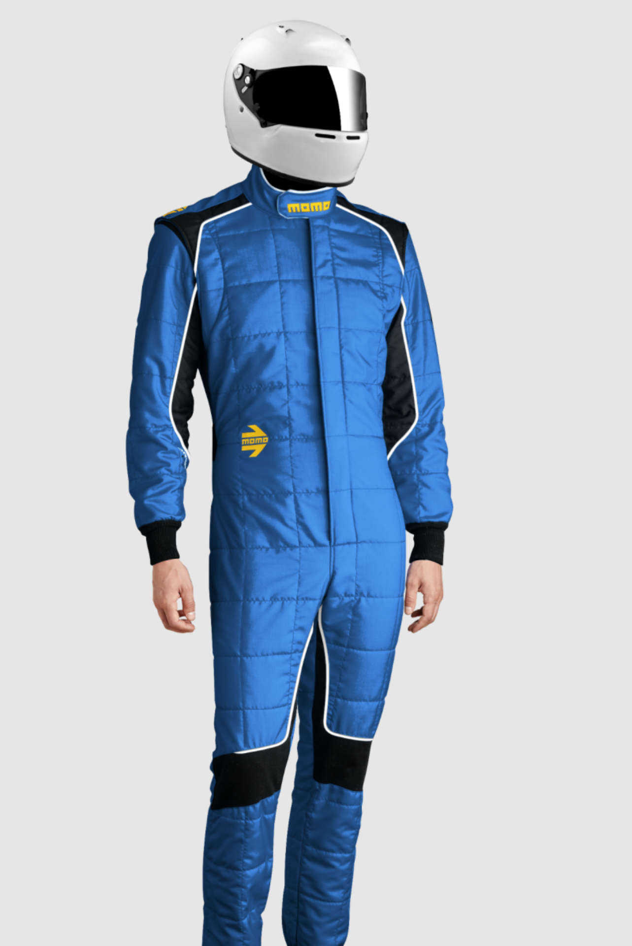 Picture of Momo Corsa Evo Driver Suits Size 64 SFI 3-2A-5-FIA 8856-2000-Blue