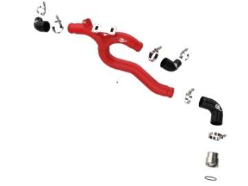 Picture of AFE 2018-2020 Kia Stinger 19-22 G70 BladeRunner 3in Aluminum Hot Charge Pipe Red