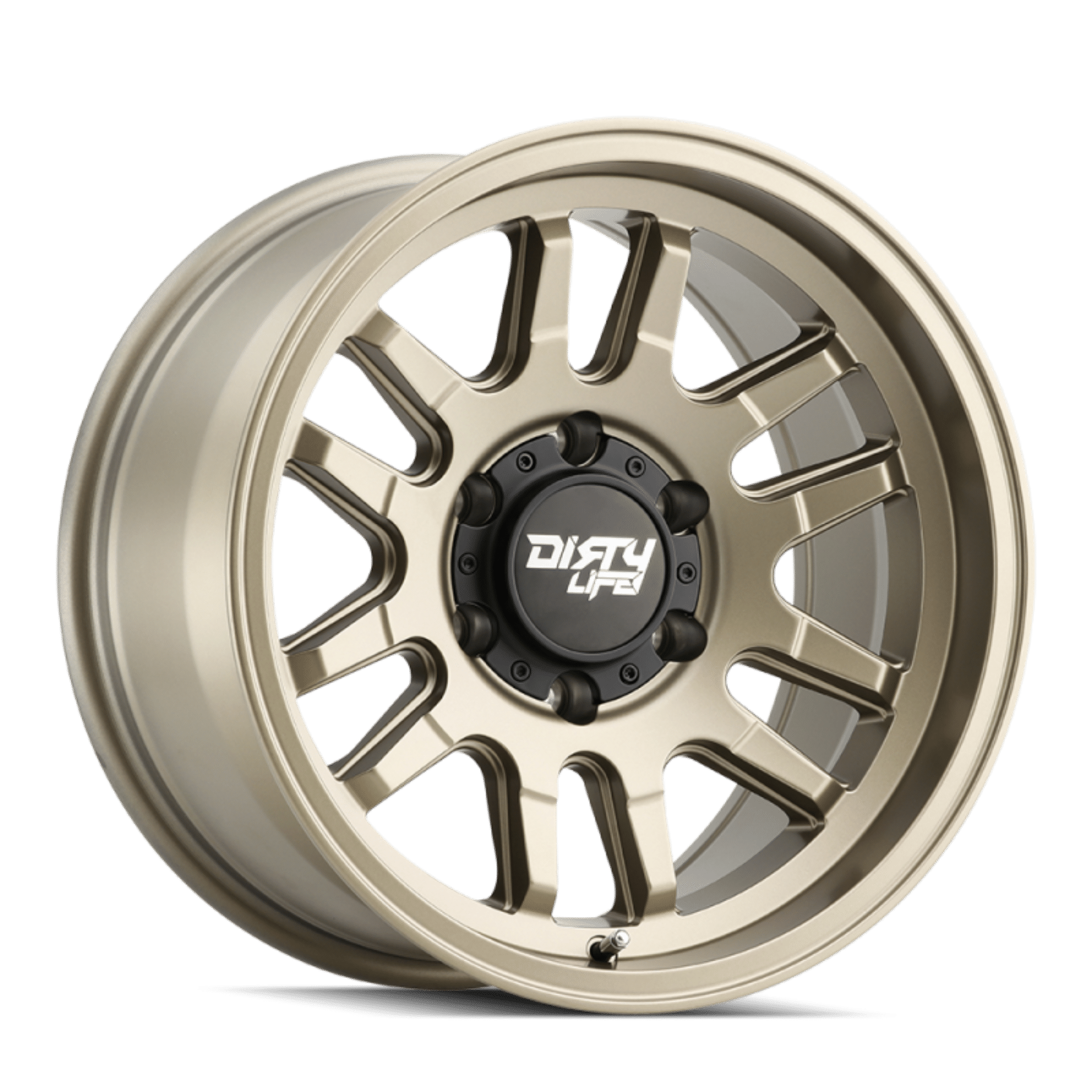 Picture of Dirty Life 9310 Canyon 17x9 - 6x139-7 BP - -12mm Offset - 106mm Hub Satin Gold Wheel