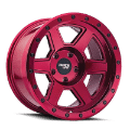 Picture of Dirty Life 9315 Compound 17x9 - 6x139-7 BP - -12mm Offset - 106mm Hub Crimson Candy Red Wheel