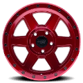 Picture of Dirty Life 9315 Compound 17x9 - 6x139-7 BP - -12mm Offset - 106mm Hub Crimson Candy Red Wheel