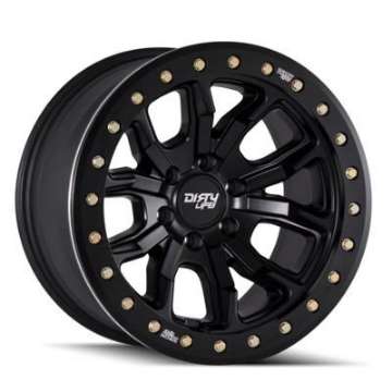 Picture of Dirty Life 9303 DT-1 17x9 - 5x127 BP - -38mm Offset - 78-1mm Hub Matte Black Wheel - Beadlock