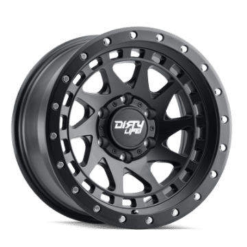 Picture of Dirty Life 9311 Enigma Pro 17x9-6x139-7 BP--38mm Offset-106mm Hub Matte Black Wheel - Beadlock