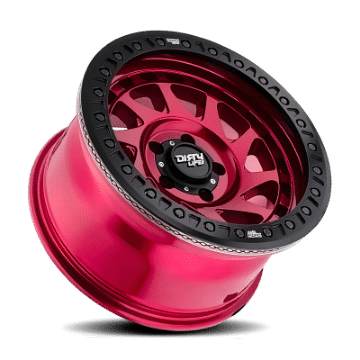 Picture of Dirty Life 9313 Enigma Race 17x9 - 8x165-1 BP - -12mm Offset - 130-8mm Hub Crimson Candy Red Wheel